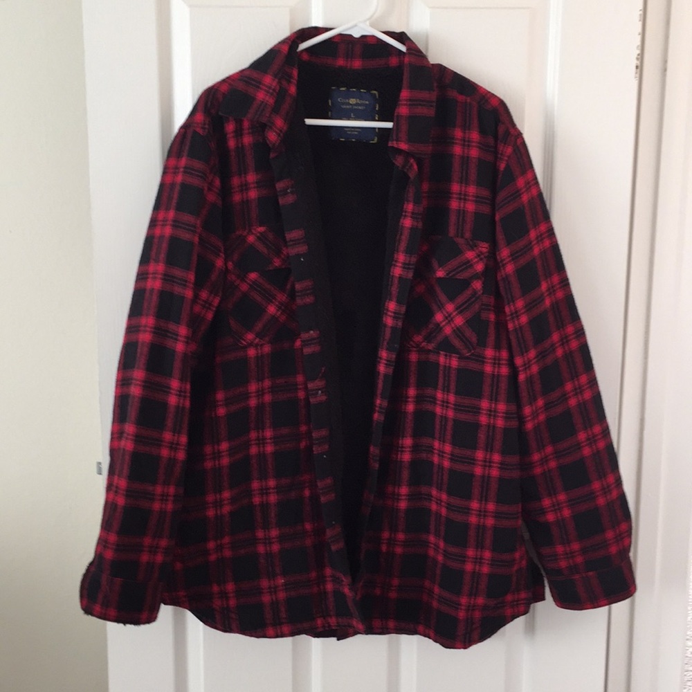 Men’s Club Room Plaid Shirt Jacket